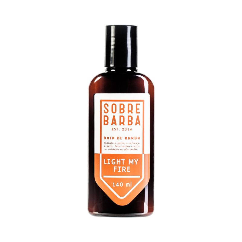 Balm para barba Light My Fire, Sobre Barba. Um excelente produto para hidratar uma barba por fazer.