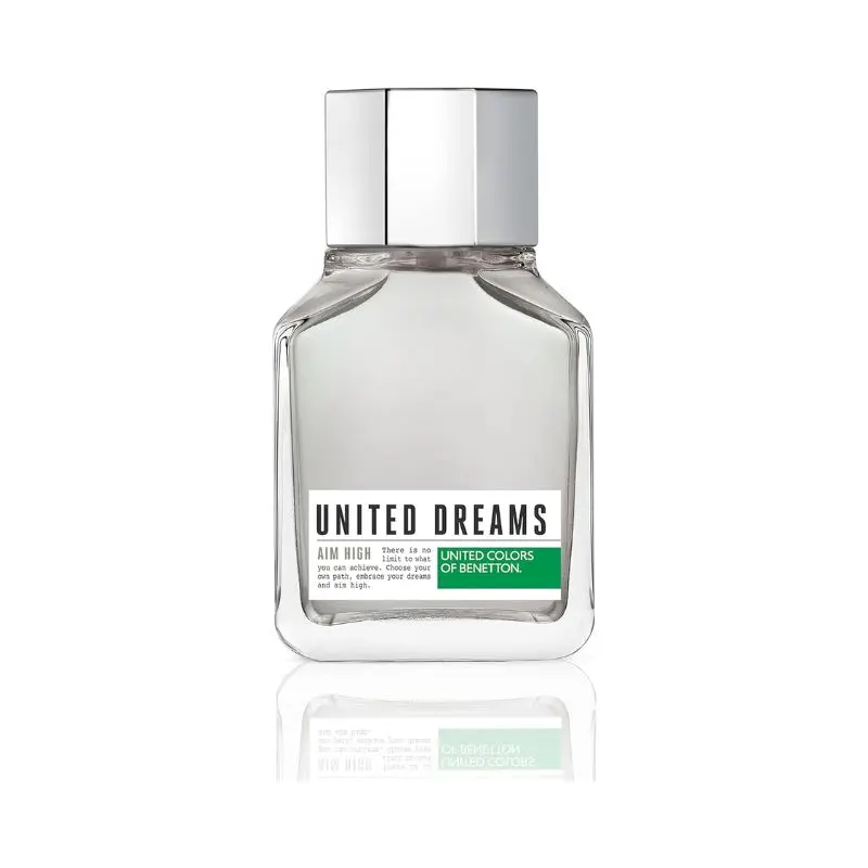 Frasco do perfume masculino importado United Dreams Men Aim High, Benetton.