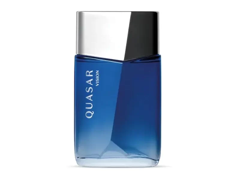 Frasco do perfume masculino Quasar Vision.