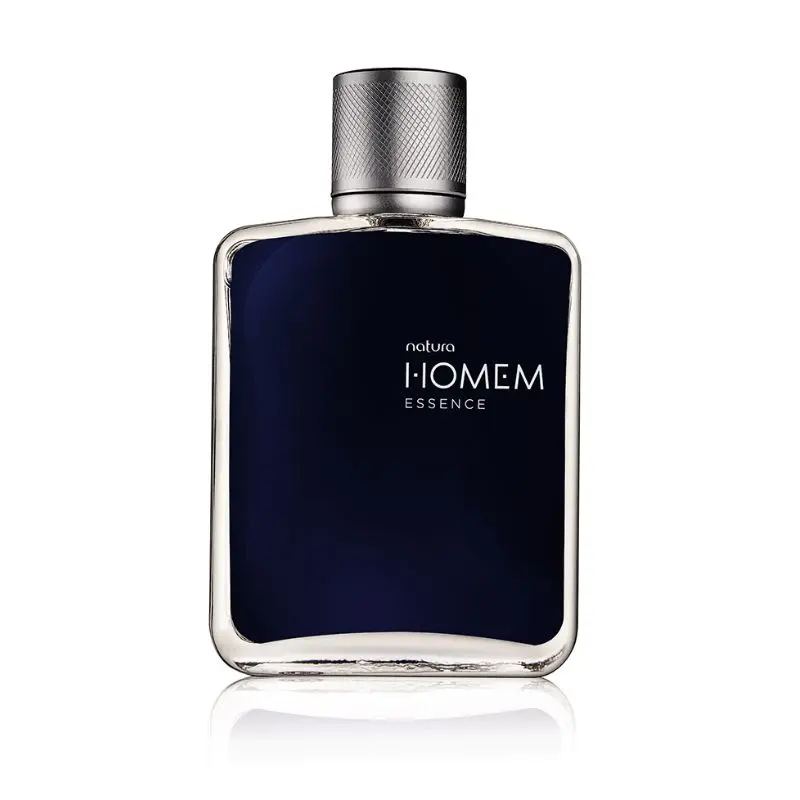 Frasco de um dos melhores perfumes da linha natura homem, o essence.