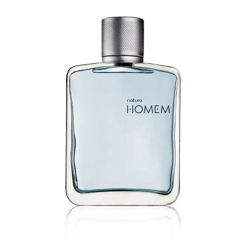 Frasco do perfume masculino Homem Tradicional, da Natura.