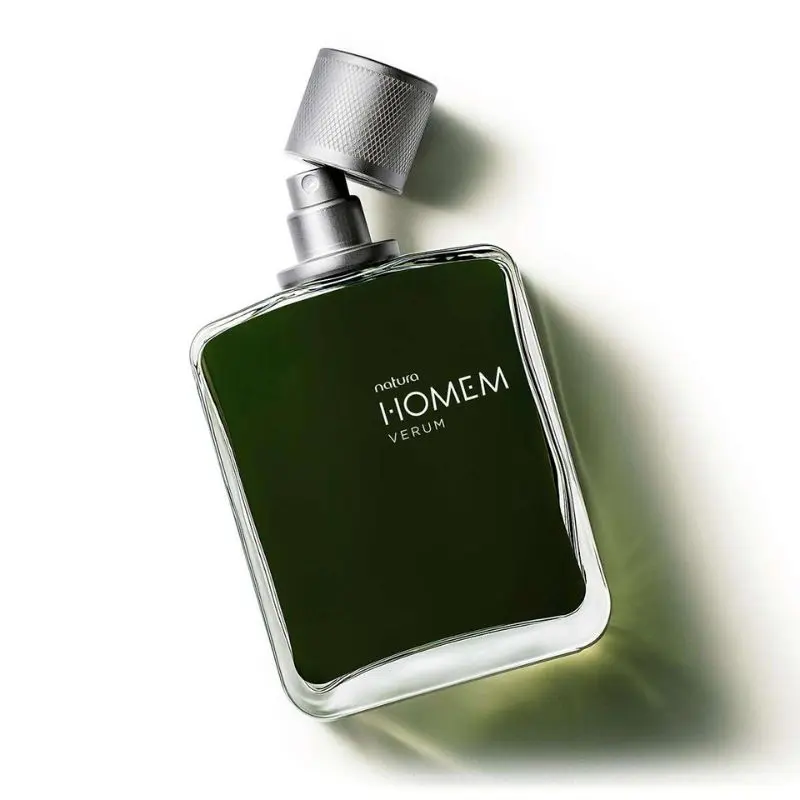 Frasco do perfume masculino Homem Verum.