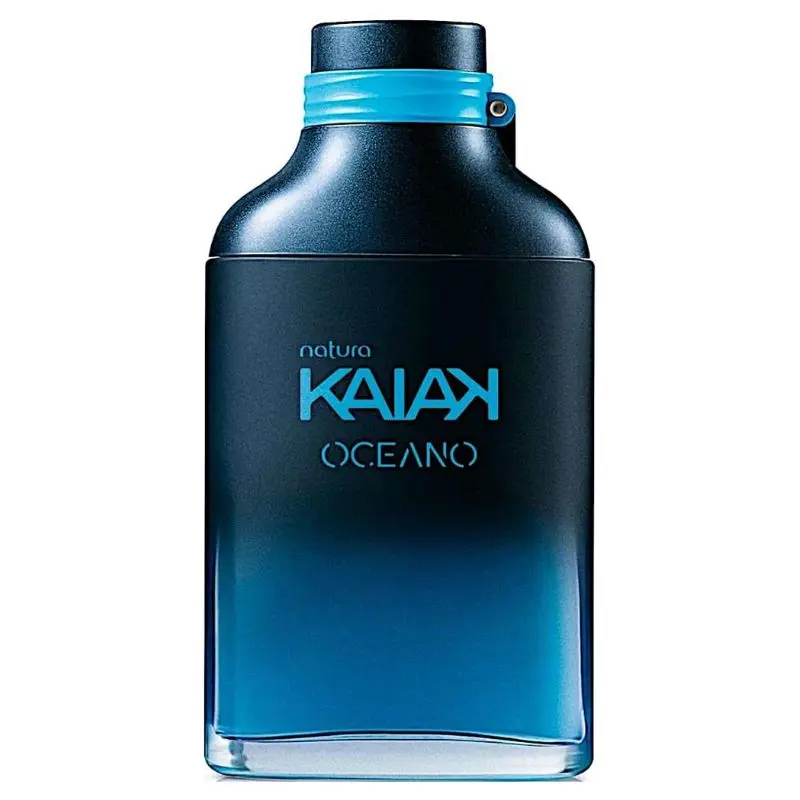 Frasco do perfume masculino nacional Kaiak Oceano, da Natura.