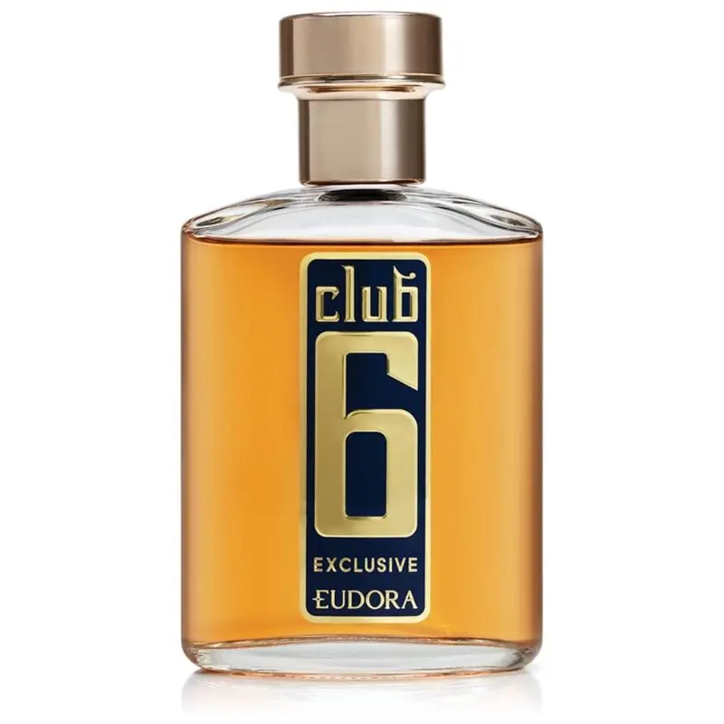 Frasco do perfume masculino Club 6 Exclusive, da Eudora.