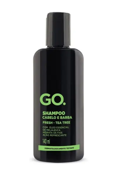 Shampoo para barba Tea Tree, Go.