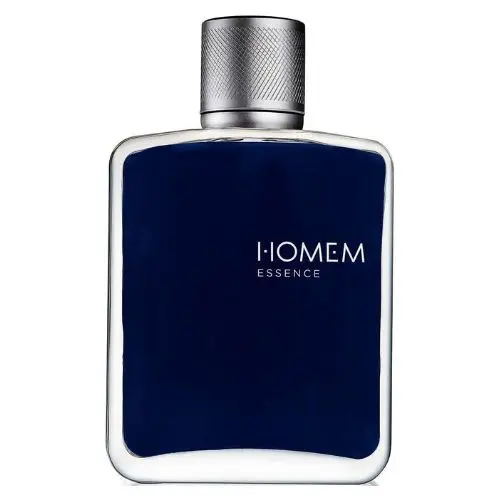 Frasco do perfume masculino Homem Essence, da Natura.