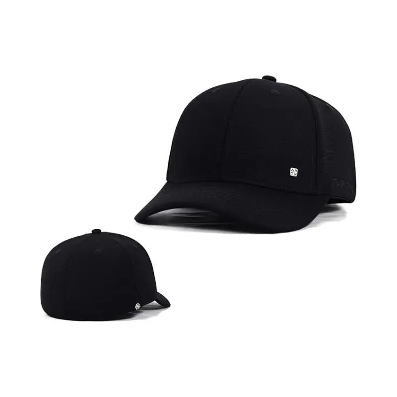 Bone preto fechado com aba curva, Anth Co.