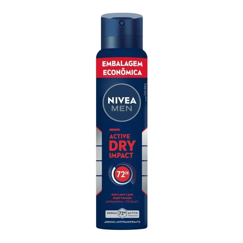 Desodorante masculino spray Nivea Men Dry Impact.